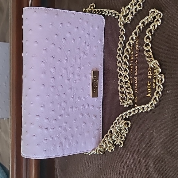 kate spade Handbags - Kate Spade Lilac Crossbody Bag with Chain